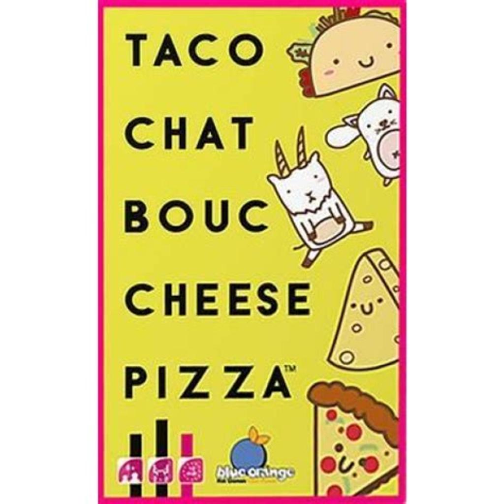 Taco chat bouc cheese pizza = cartes, rapidité, réflexes, ambiance : jeu de société | 