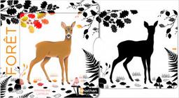 Forêt = blanc noir / [illustrations d'] Amandine Laprun | Laprun, Amandine (1980-....). Illustrateur